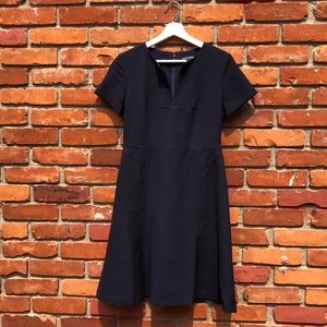 Banana Republic A Line Navy Work Dress